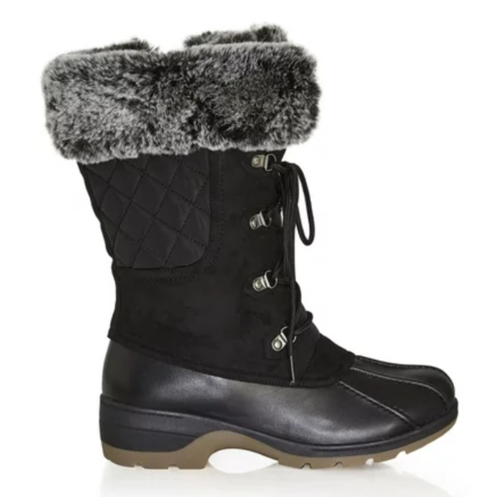 Cloudwalkers WIDE FIT 8.5W-10W Gwen’s Cold Weather Faux Suede Boots (HY08) - Picture 5 of 7